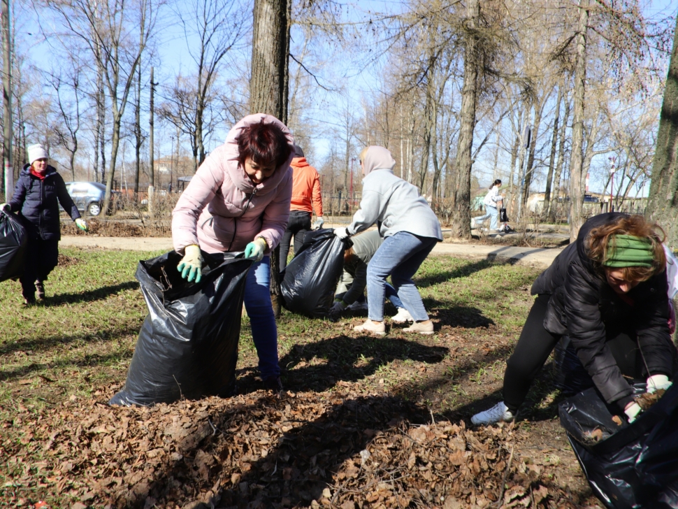 Весь апрель в округе проходит под знаком благоустройства Субботник