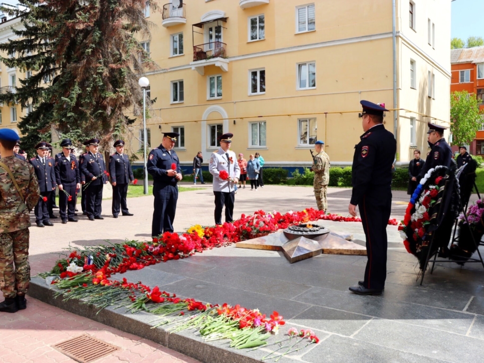 Воскресенские полицейские приняли участие в патриотической акции Воскресенск 2