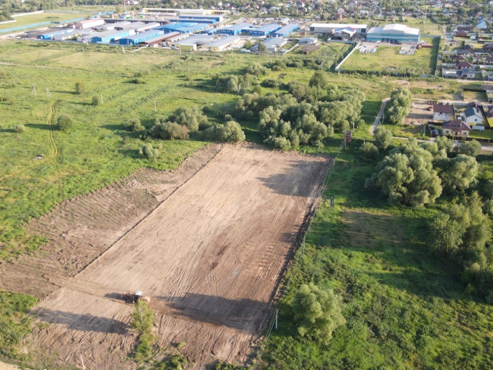 Для воспитанников футбольного клуба «Стрела» оборудуют новое поле Для воспитанников футбольного клуба «Стрела» оборудуют новое поле