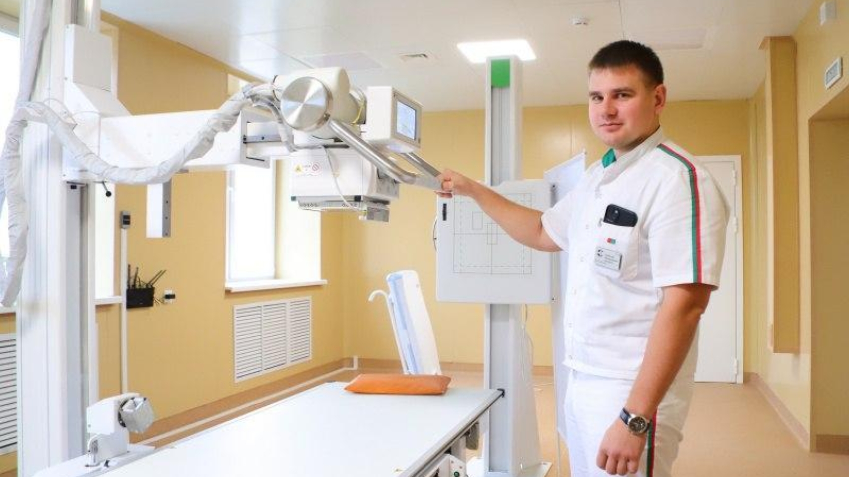 Новый рентген-аппарат установили в поликлинике № 1